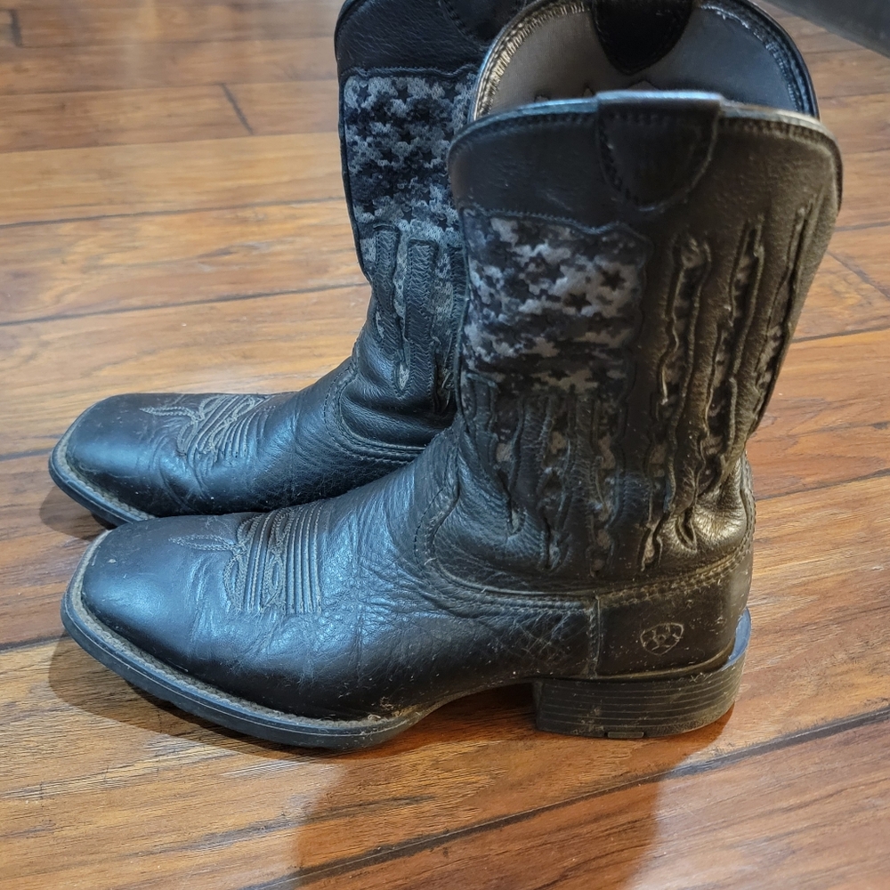 Ariat Black Western square toe boots - Picture 13 of 13